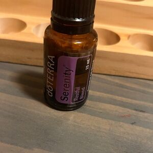 Doterra Serenity Restful Blend Essential Oil - Purple and Brown Bottle